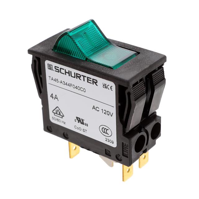 SCHURTER Inc. 4430.2169 TA45 Montaje en panel Térmico 4A