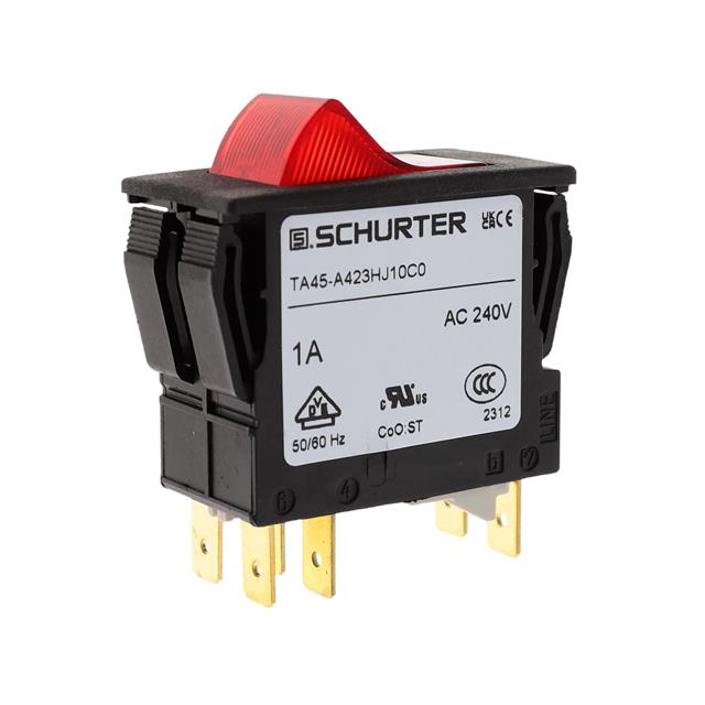 SCHURTER Inc. 4430.3564 TA45 Montaje en panel Térmico 1A