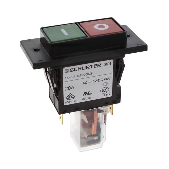 SCHURTER Inc. 4430.3652 TA45 Montaje en panel Térmico 20A