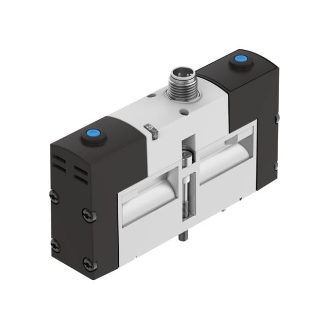 Festo Corporation VSVA-B-P53C-H-A1-1R5L VSVA Válvula de solenoides 5/3 normalmente cerrado 44 ~ 116 PSI (3 ~ 8 bar) Válvula de solenoides