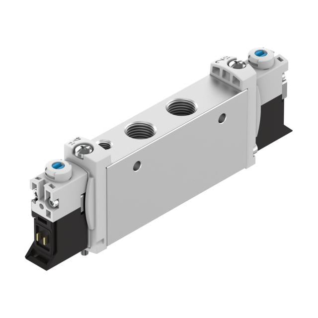 Festo Corporation VUVG-L14-T32C-AT-G18-1P3 VUVG Válvula de solenoides 2 x 3/2 normalmente cerrado 22 ~ 116 PSI (1.5 ~ 8 bar) Válvula de solenoides