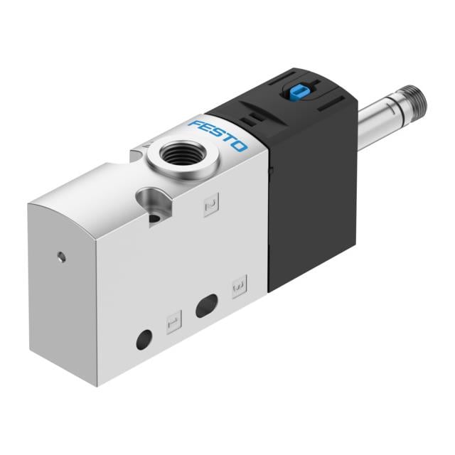 Festo Corporation VUVS-L20-M32C-MD-G18-F7 VUVS Válvula de solenoides 3/2 normalmente cerrado 36 ~ 145 PSI (2.5 ~ 10 bar) Válvula de solenoides