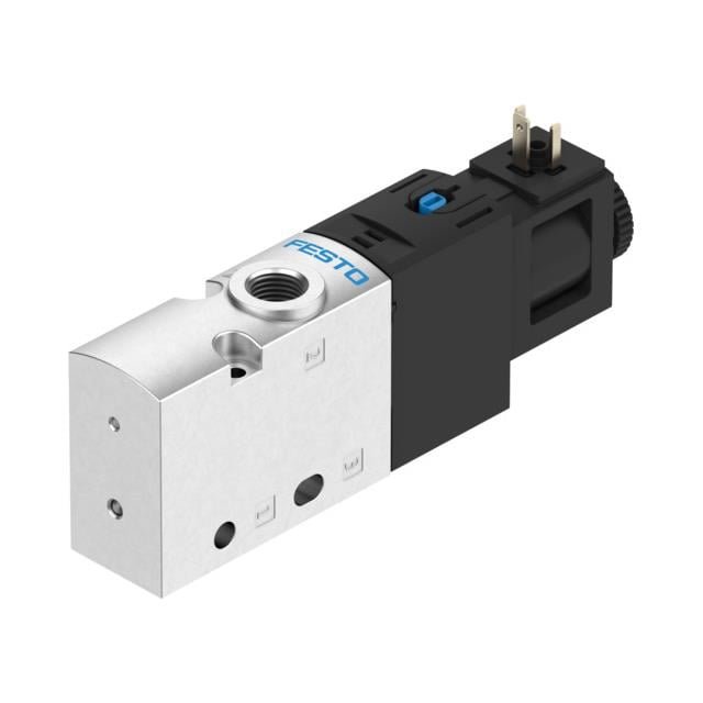 Festo Corporation VUVS-L20-M32C-MD-G18-F7-1C1 VUVS Válvula de solenoides 3/2 normalmente cerrado 36 ~ 145 PSI (2.5 ~ 10 bar) Válvula de solenoides