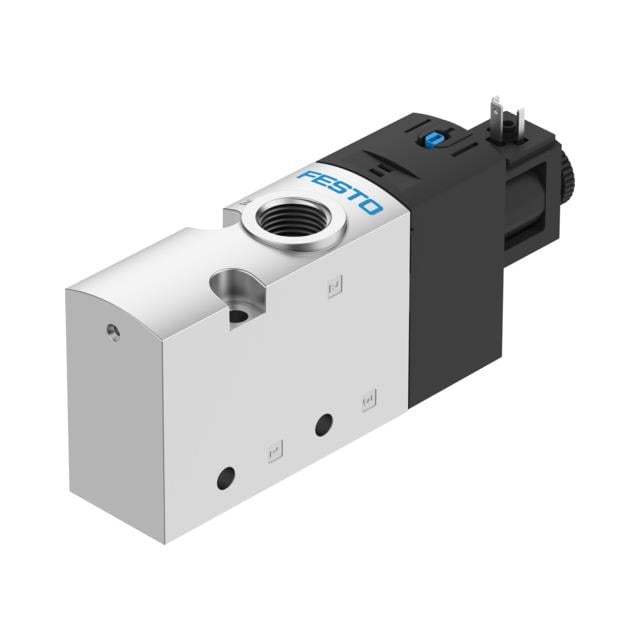 Festo Corporation VUVS-L30-M32C-AD-G38-F8-1C1 VUVS Válvula de solenoides 3/2 normalmente cerrado 36 ~ 145 PSI (2.5 ~ 10 bar) Válvula de solenoides