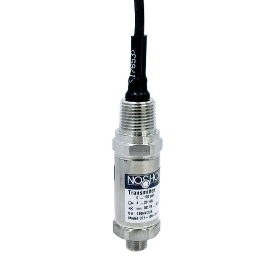 NOSHOK, Inc. 621-15000-1-1-2-6 621 Industrial Medidor Corriente analógica Macho - 1/4" (6.35mm) NPT