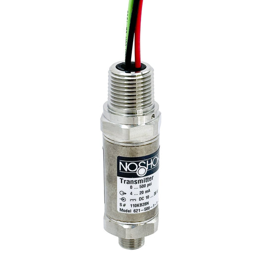NOSHOK, Inc. 621-300-1-1-8-37 621 Industrial Medidor Corriente analógica Macho - 1/2" (12.7mm) NPT