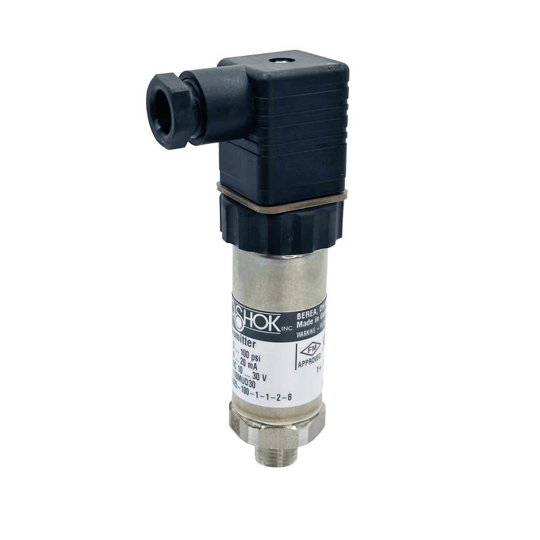 NOSHOK, Inc. 625-100-2-1-8-8 625 Industrial Medidor Corriente analógica Macho - 1/2" (12.7mm) NPT