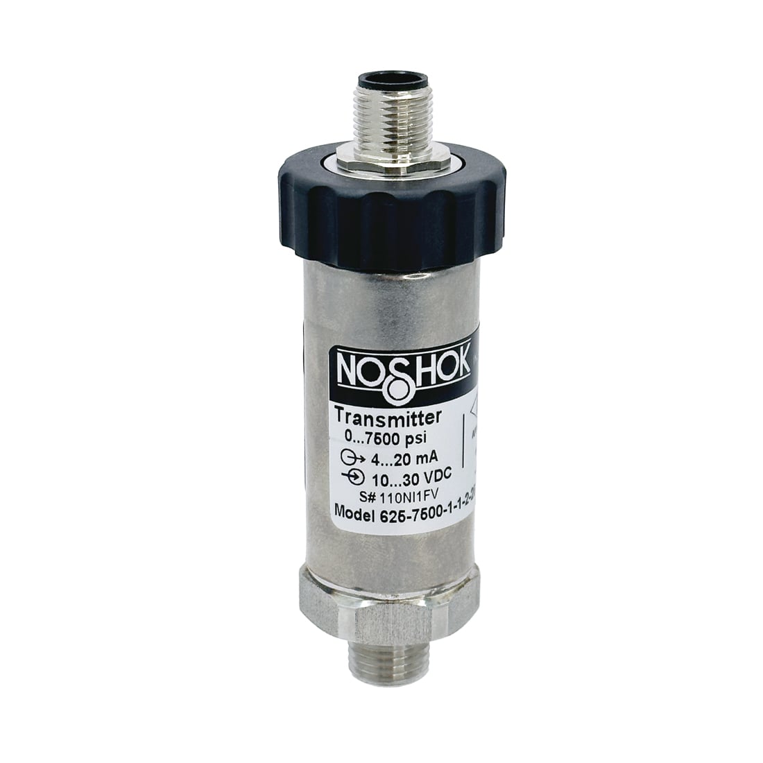 NOSHOK, Inc. 625-5000-1-1-8-25-ST8 625 Industrial Medidor Corriente analógica Macho - 1/2" (12.7mm) NPT
