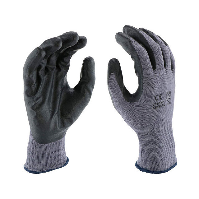 West Chester 713SNF/L PosiGrip Guantes Negro, gris