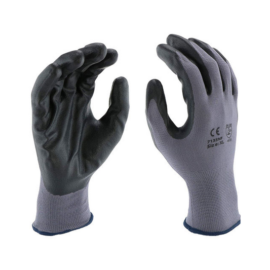 West Chester 713SNF/L PosiGrip Guantes Negro, gris