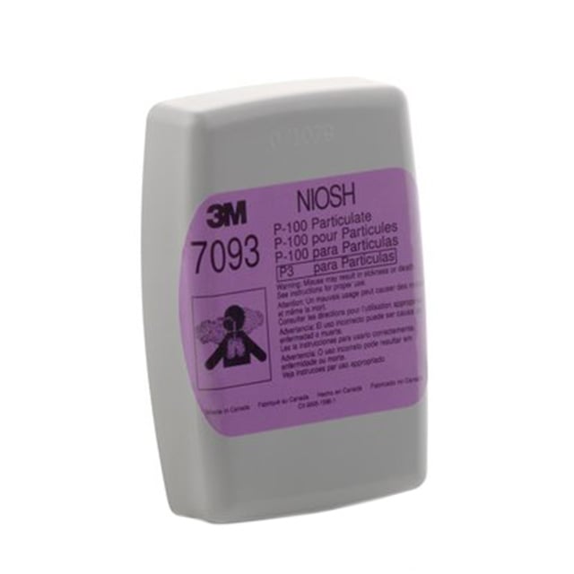 3M 7093 7000 Filtro de respirador de reemplazo Gris
