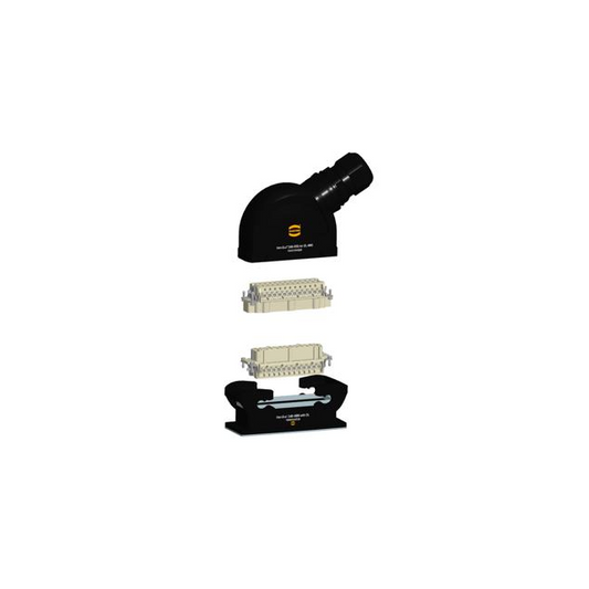 HARTING 73101000004 Han-Eco® Side-Hood, Bottom-Base 24+Ground