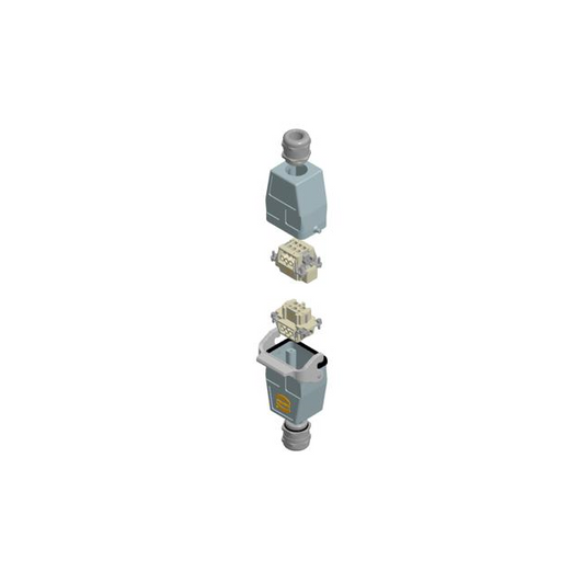 HARTING 73101000028 Han-Kit® Top-Hood, Bottom-Hood 6+Ground