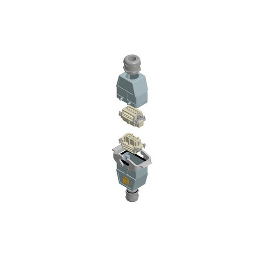 HARTING 73101000029 Han-Kit® Top-Hood, Bottom-Hood 10+Ground