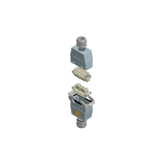 HARTING 73101000030 Han-Kit® Top-Hood, Bottom-Hood 16+Ground