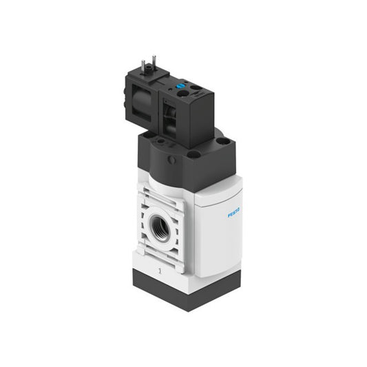 Festo Corporation MS4-EE-1/4-V24-B MS4 Válvula de control 3/2 normalmente cerrado 44 ~ 102 PSI (3 ~ 7 bar) Válvula de control