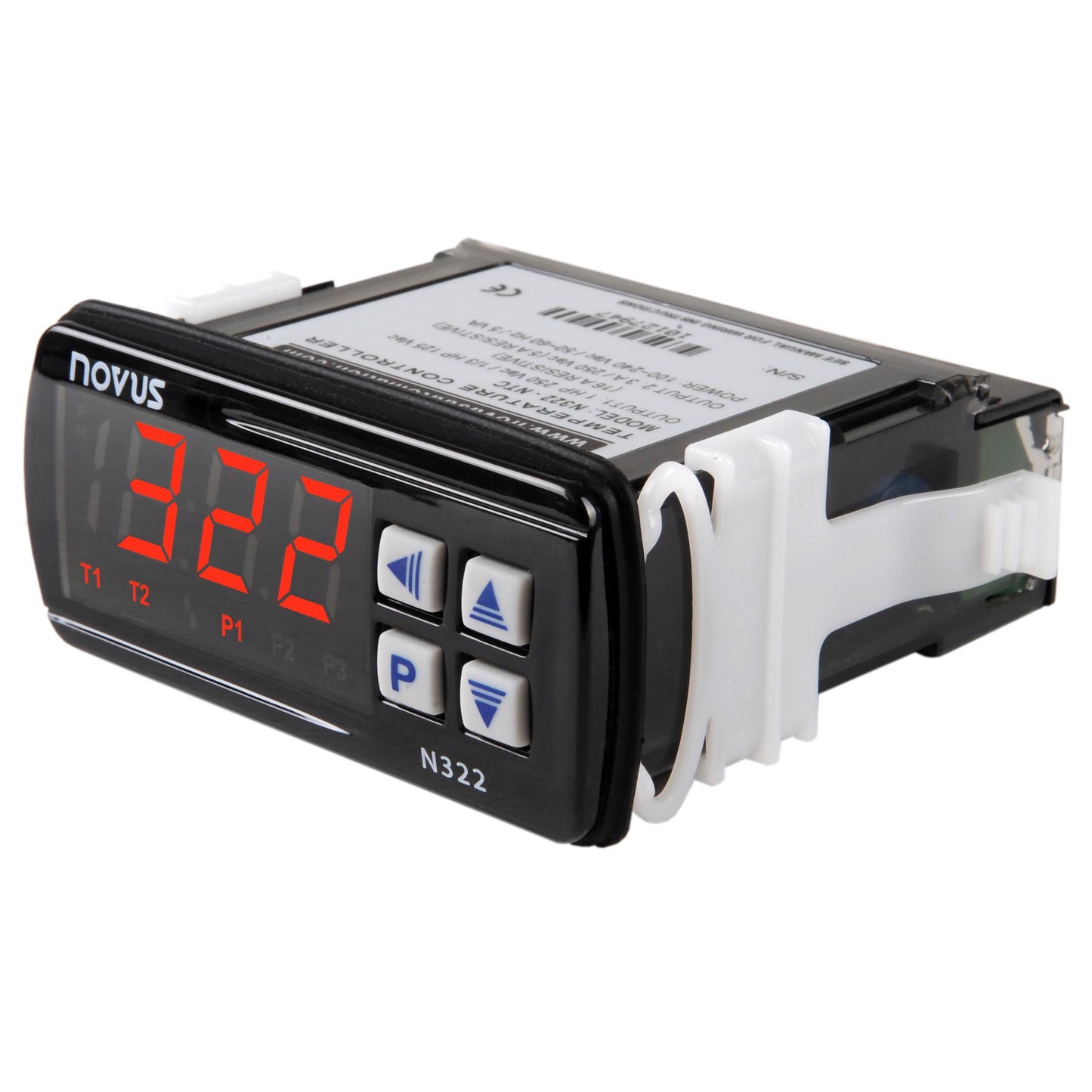 Novus Automation 8032203022 N322 Temperature Controller (Thermistor, NTC) -50°C ~ 999°C