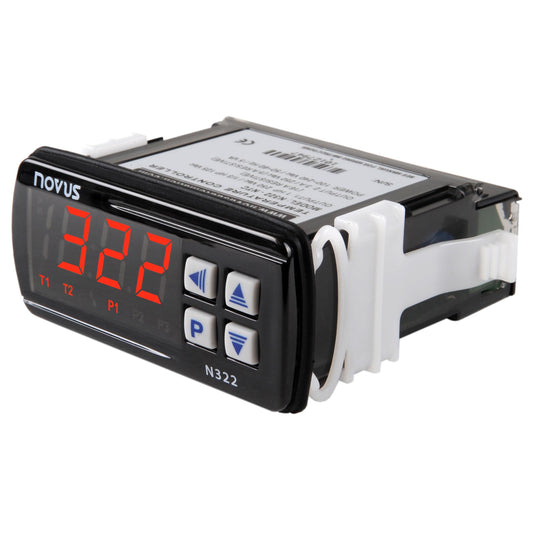 Novus Automation 8032203022 N322 Temperature Controller (Thermistor, NTC) -50°C ~ 999°C