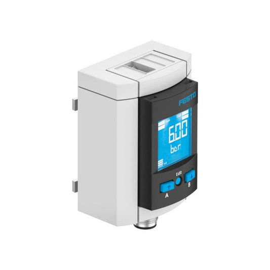 Festo Corporation SPAU-P10R-MS6-F-L-PNLK-PNVBA-M8D SPAU - Relativa Corriente analógica, voltaje analógico, NPN/PNP - NC/NO Brida