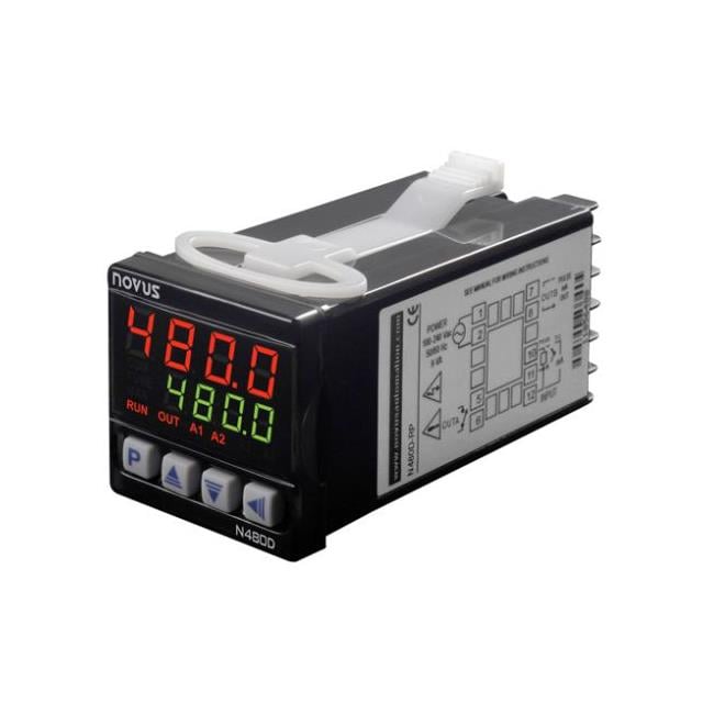 Novus Automation 80480D2080 N480D Temperature Controller (RTD, Type B, E, J, K, N, R, S, T) -270°C ~ 1800°C, -454°F ~ 3272°F