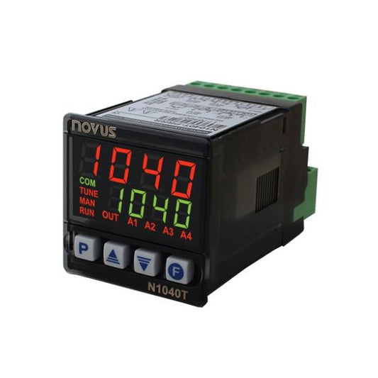 Novus Automation 8104219300 N1040T Temperature Controller (RTD, Type J, K, T) -