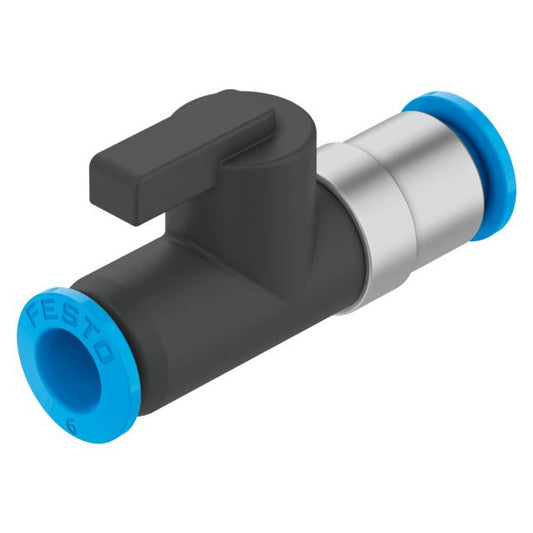 Festo Corporation QH-QS-6 QH Ball Valve 2/2