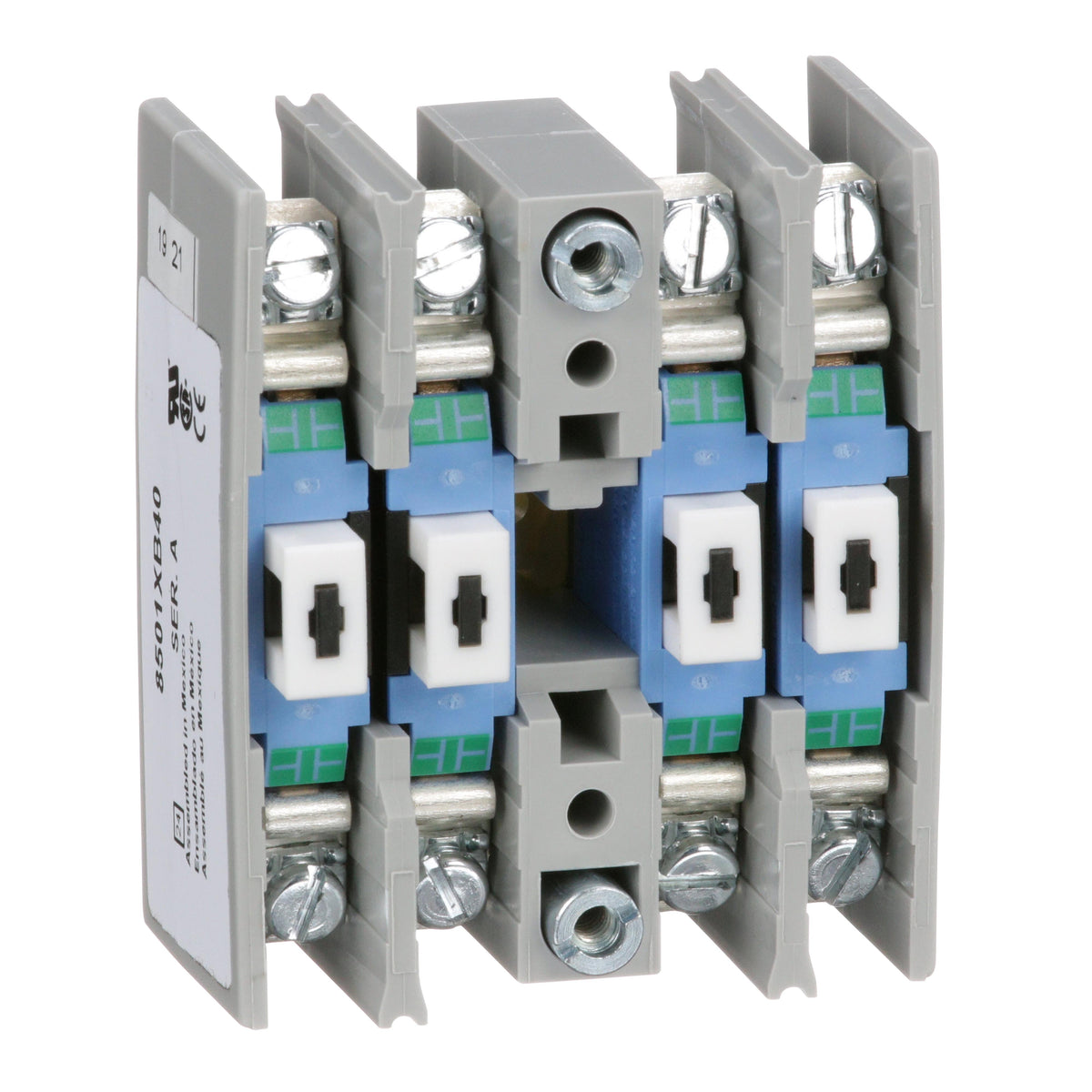 Schneider Electric 8501XB40 Square D 8501X Bloque de contactos auxiliares Square D 8501X