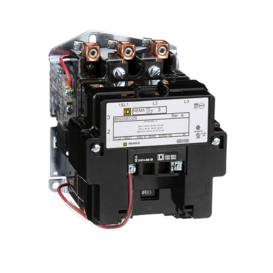 Schneider Electric 8502SEO2V08 Square D Montaje de chasis, Riel DIN 208VCA