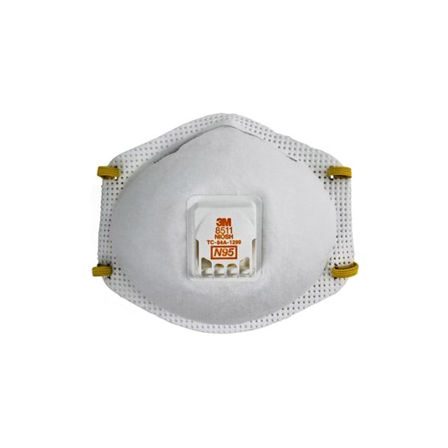 3M 8511 8511 Respirador de partículas desechable Blanco