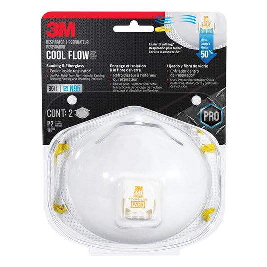 3M 8511HA4-2C-PS 8511 Respirador de partículas desechable Blanco