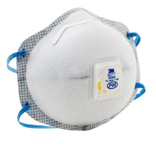 3M 8577 - Respirador de partículas desechable Blanco