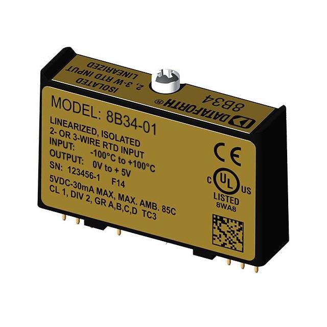 DATAFORTH 8B34-01 8B SensorLex® Propósito general 4.75V ~ 5.25V Analógico