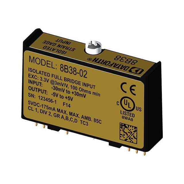 DATAFORTH 8B38-02 8B SensorLex® Propósito general 4.75V ~ 5.25V Analógico