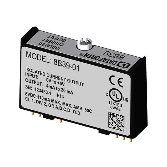 DATAFORTH 8B39-01 8B SensorLex® Propósito general 4.75V ~ 5.25V Corriente