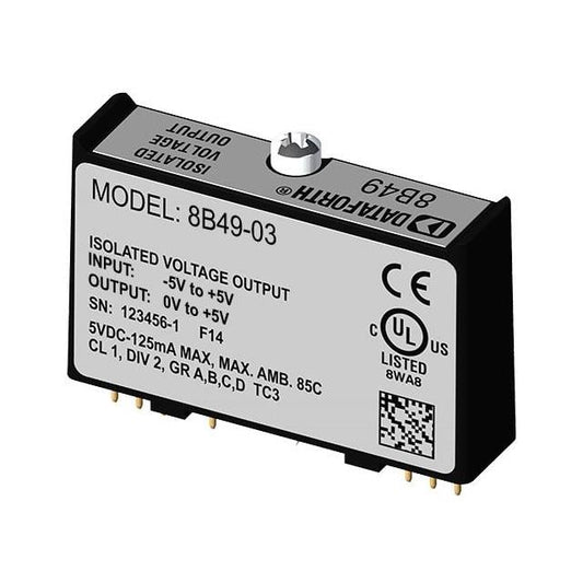DATAFORTH 8B49-03 8B SensorLex® Propósito general 4.75V ~ 5.25V Analógico