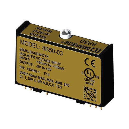 DATAFORTH 8B50-03 8B SensorLex® Propósito general 4.75V ~ 5.25V Analógico