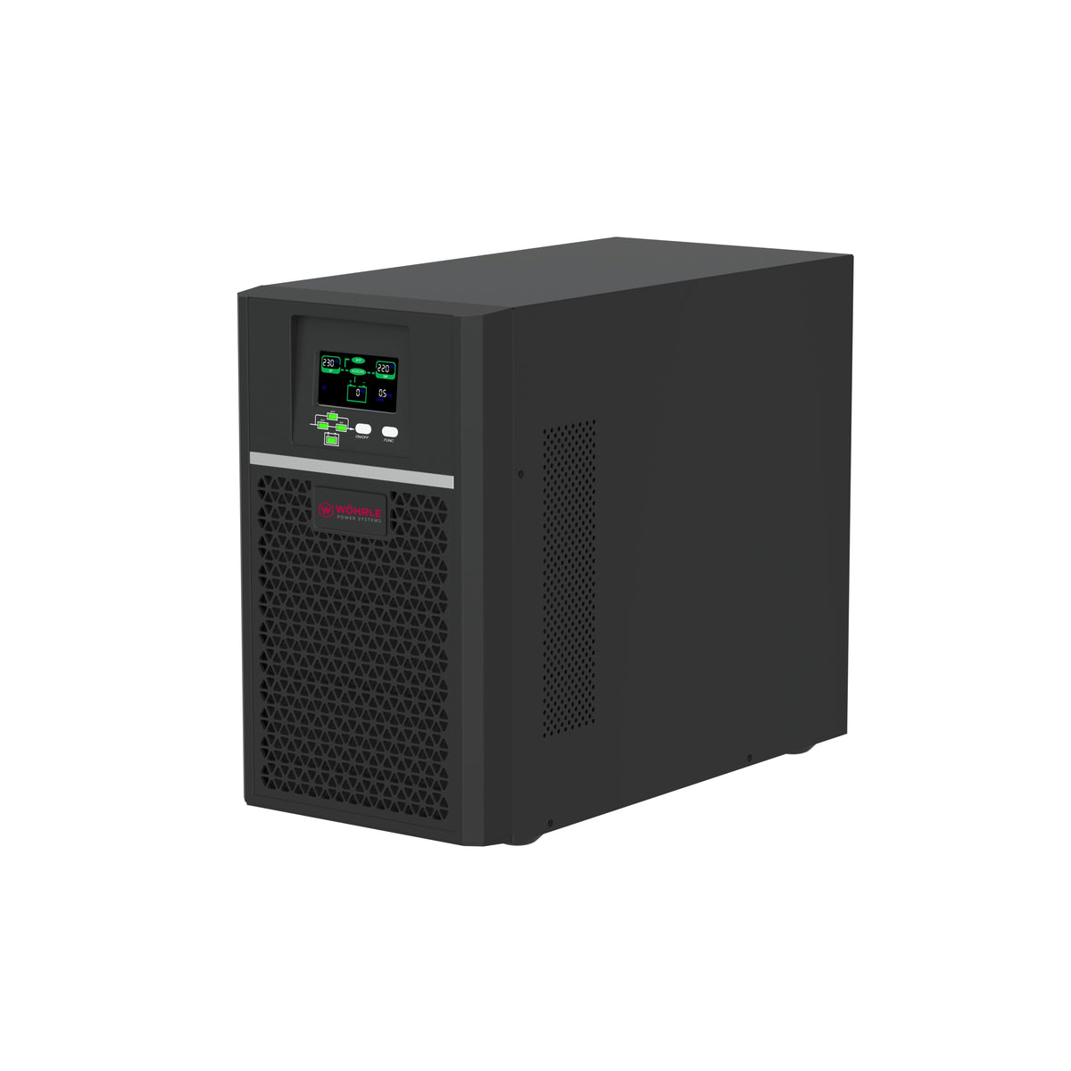 Wöhrle AC-UPS-PS-230-3KVA - En línea (Conversión doble) Uso general, control industrial, red, monofásico Tower