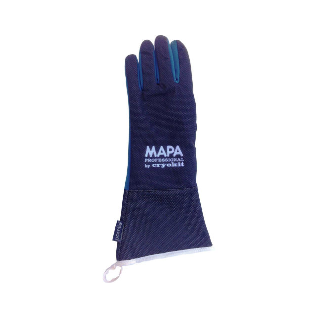MAPA Professional CRYKIT400410ZQK Cryoket 400 Guantes, criogénicos Azul