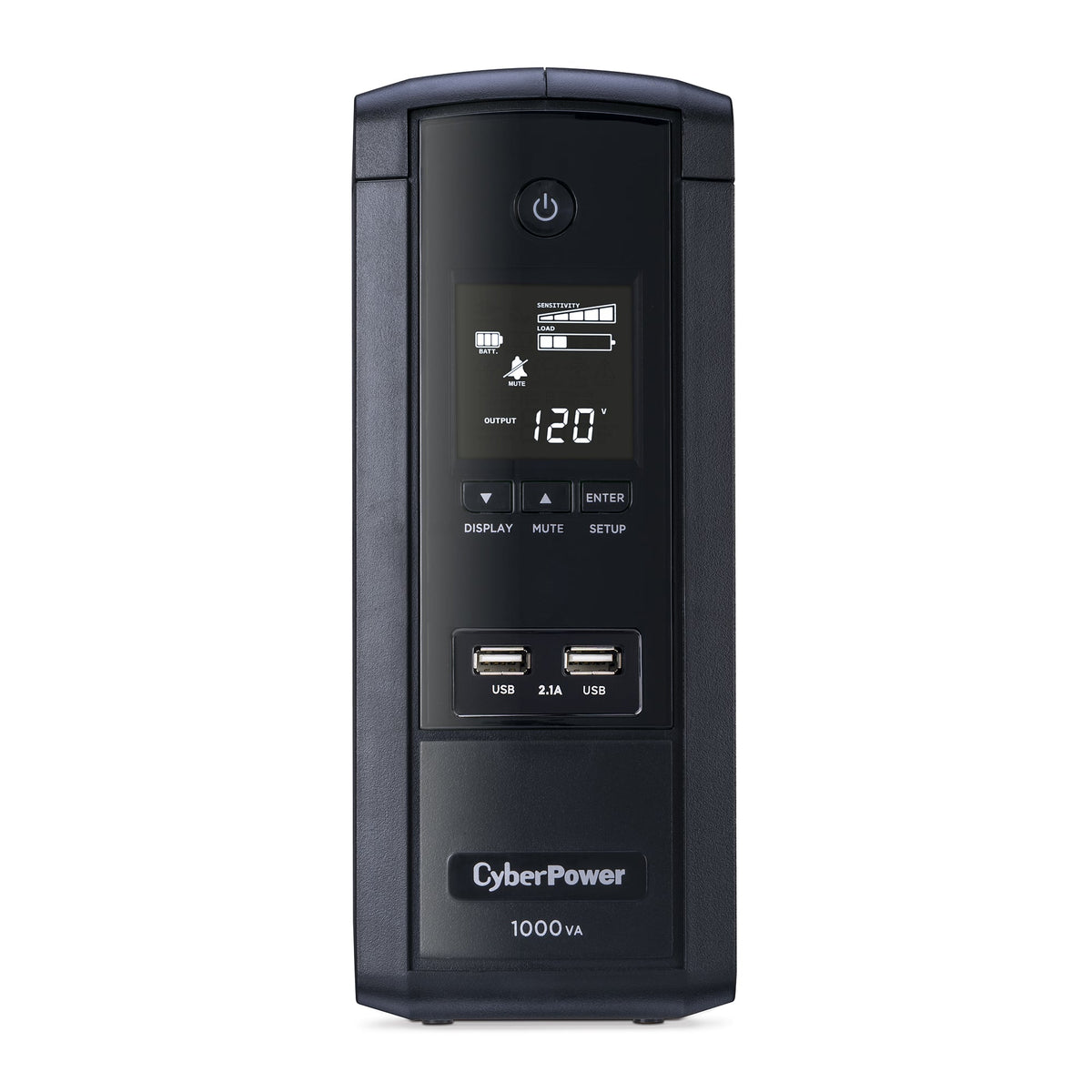 Cyber Power Systems (USA) Inc. BRG1000AVRLCD - Line Interactive (Regulación de entrada) Escritorio, Home Theater Tower
