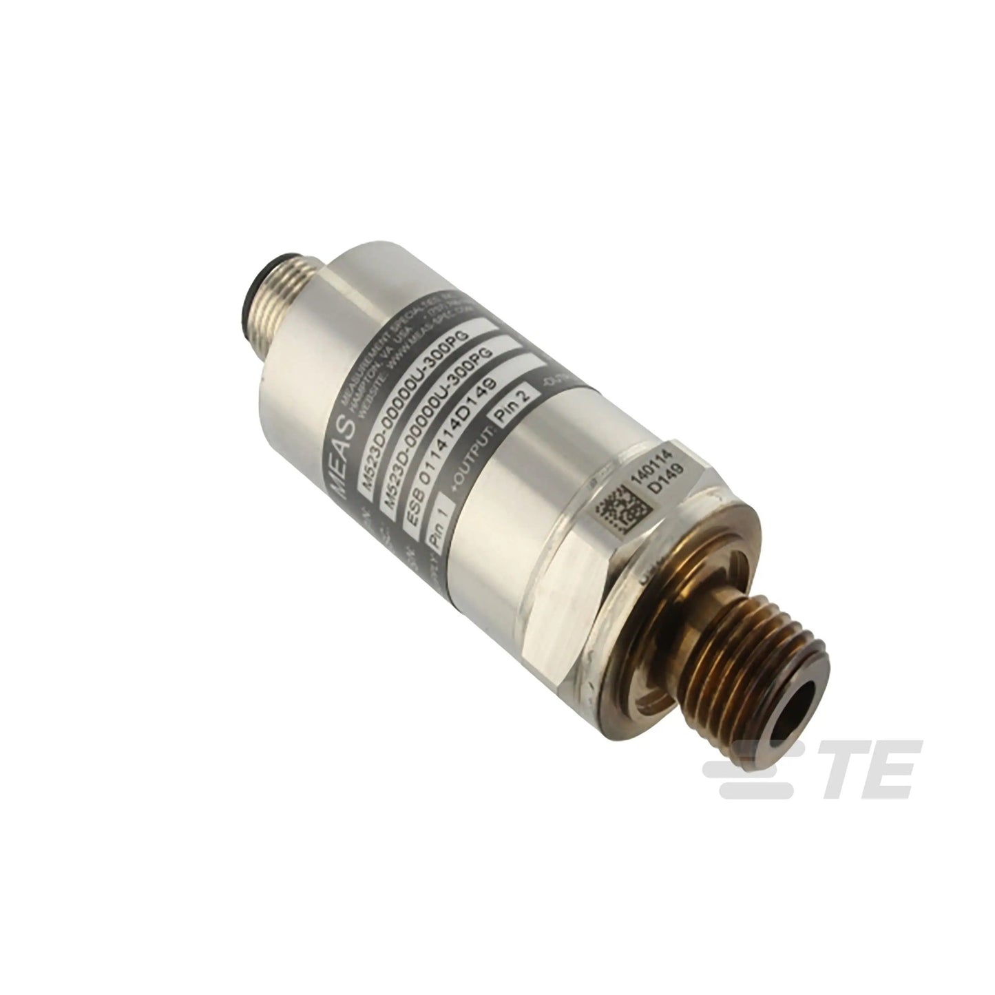 TE Connectivity Measurement Specialties M5244-000002-350BG M5200 Automatización industrial Manómetro ventilado Voltaje analógico Macho - 1/4" (6.35mm) BSPP