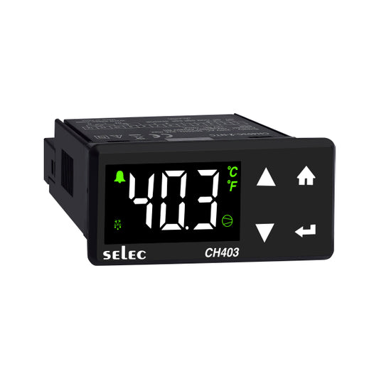 Selec Controls USA Inc. CH403C-2-NTC - Temperature Controller (Thermistor, NTC) -40°C ~ 90°C