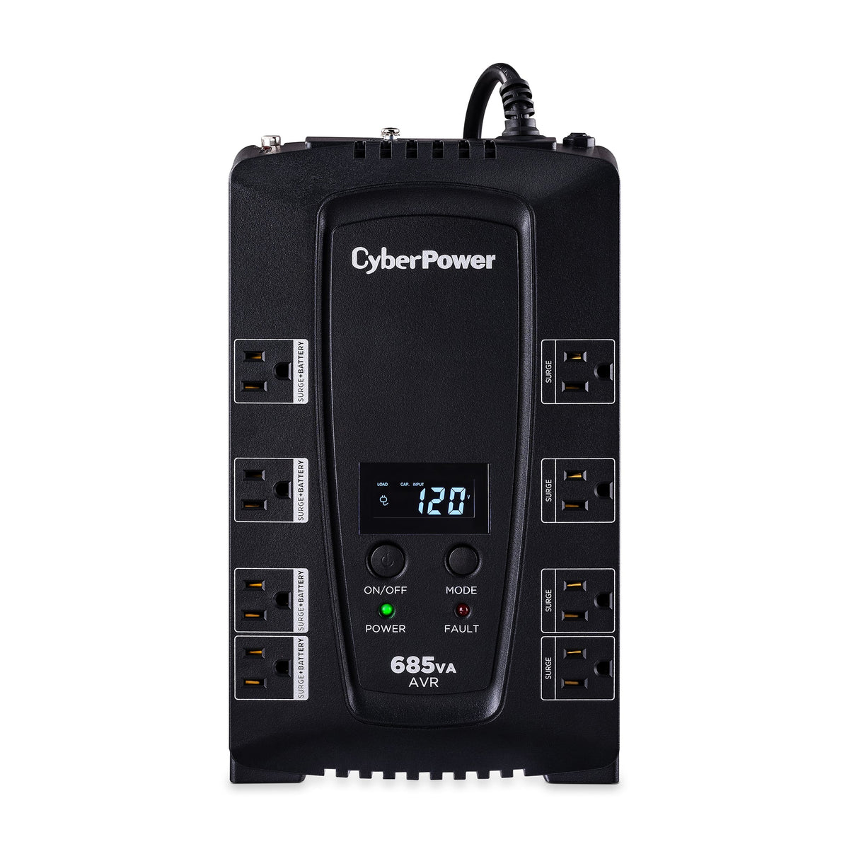 Cyber Power Systems (USA) Inc. CP685AVRLCD - Line Interactive (Regulación de entrada) Propósito general, control industrial Escritorio
