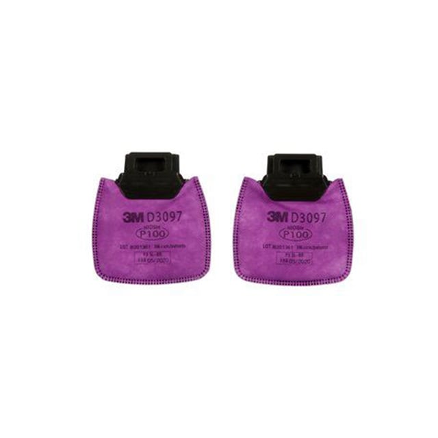 3M D3097 HF-800 Filtro de respirador de reemplazo Púrpura