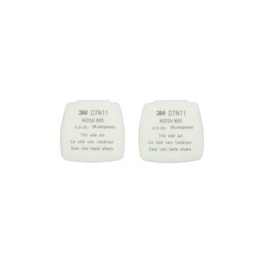 3M D7N11 HF-800 Filtro de respirador de reemplazo Blanco