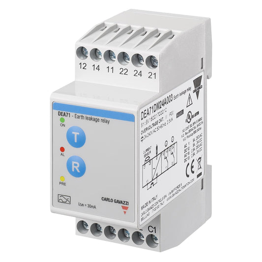 Carlo Gavazzi Inc. DEA71DM24A003 DEA71 Falla a tierra 24 ~ 240VCA - -25°C ~ 60°C