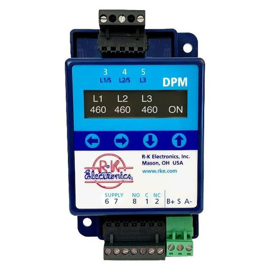 R-K Electronics, Inc. DPM-240A-MRTU-T - Múltiple 208 ~ 240VCA 2 ~ 10s -40°C ~ 65°C
