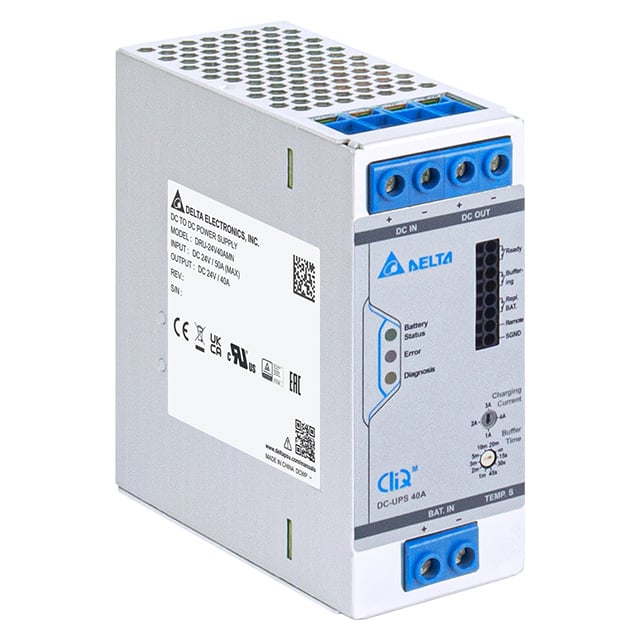 Delta Electronics DRU-24V40AMN CliQ M En espera (Sin regulación) Propósito general, control industrial Riel Din