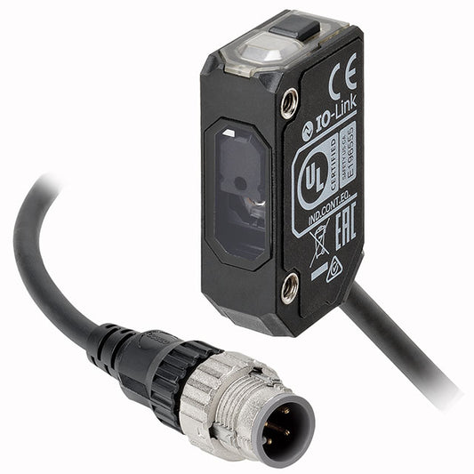 Omron Automation and Safety E3AS-F1500IPD-M1TJ 0.3M E3AS-F Reflectivo 1.969" ~ 59.055" (50mm ~ 1.5m) 150ms IP67, IP69K