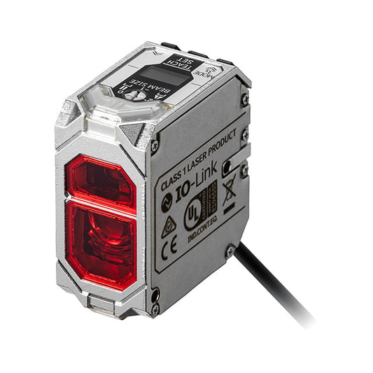 Omron Automation and Safety E3ASHF6000DMN2MOMS E3AS-HF Supresión de fondo 1.969" ~ 236.220" (50mm ~ 6m) 2ms IP67, IP67G, IP69K