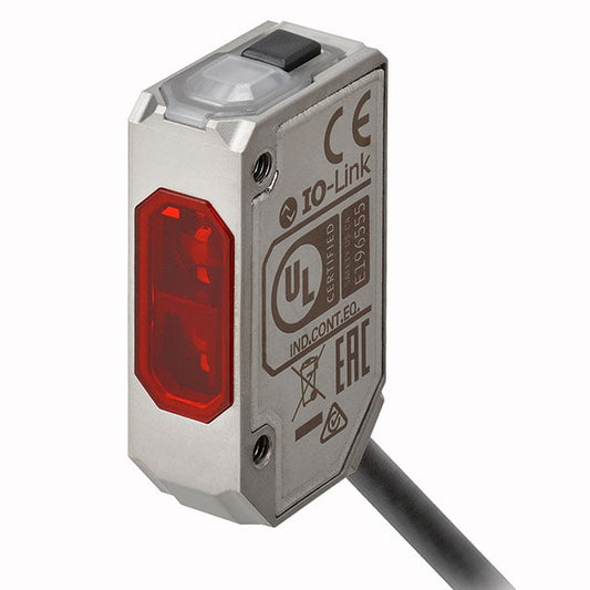 Omron Automation and Safety E3AS-L200MN 2M E3AS-L Supresión de fondo 0.394" ~ 7.874" (10mm ~ 200mm) 1ms IP67, IP69K